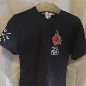 Why Don’t We Rose Band Tee 🌹 WDW Logo Concert Shirt Bella Canvas